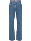Etro Slouchy Denim Straight-leg Jeans In Blue