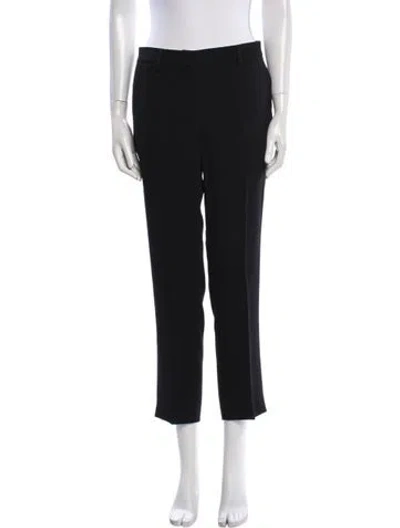 Pre-owned Etro Straight Leg Pants In Black