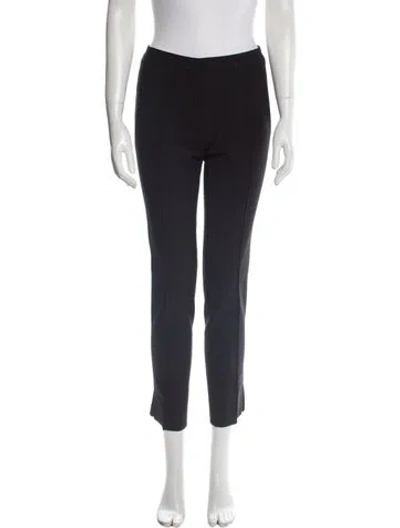 Pre-owned Etro Straight Leg Pants In Black