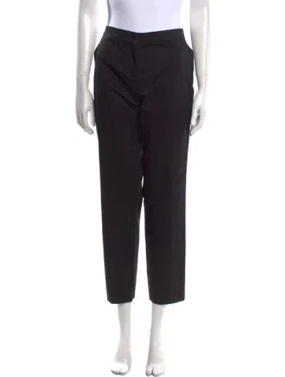 Pre-owned Etro Straight Leg Pants In Black