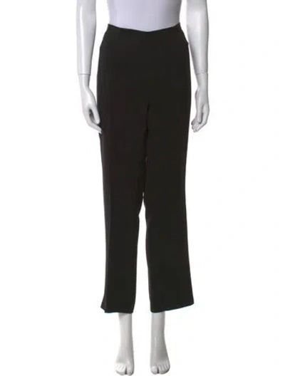 Pre-owned Etro Straight Leg Pants In Black
