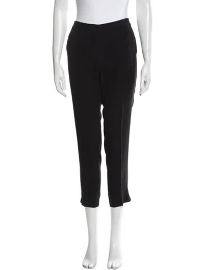 Pre-owned Etro Straight Leg Pants In Black