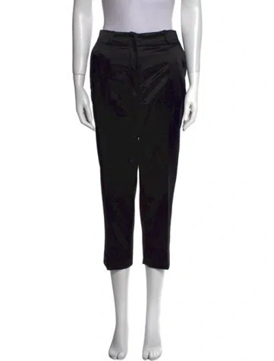 Pre-owned Etro Straight Leg Pants In Black