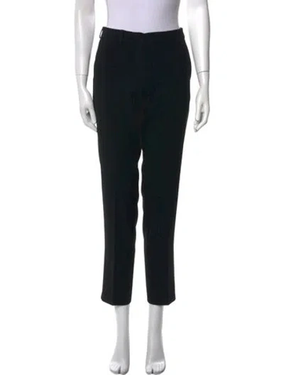 Pre-owned Etro Straight Leg Pants In Black