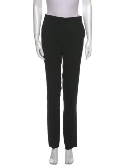 Pre-owned Etro Straight Leg Pants In Black