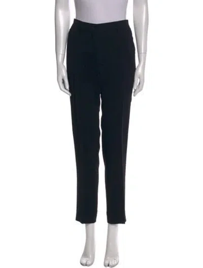 Pre-owned Etro Straight Leg Pants In Black
