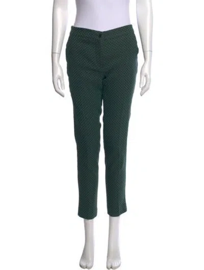 Pre-owned Etro Straight Leg Pants In Black