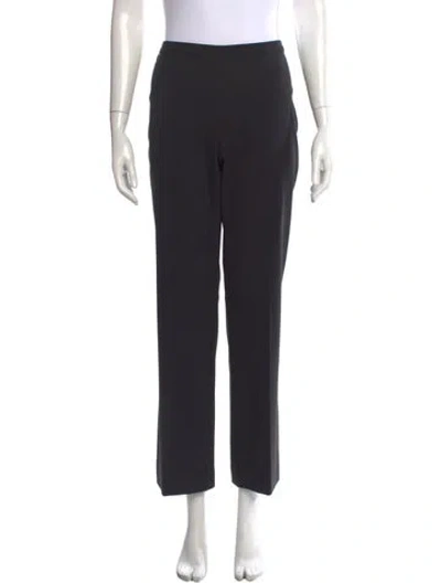 Pre-owned Etro Straight Leg Pants In Black