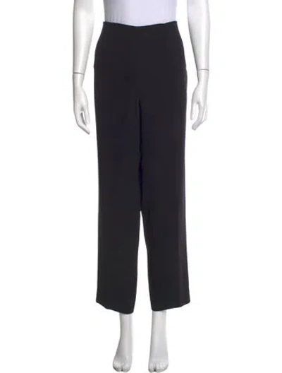Pre-owned Etro Straight Leg Pants In Black