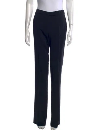 Pre-owned Etro Straight Leg Pants In Black