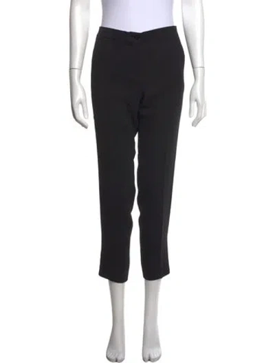 Pre-owned Etro Straight Leg Pants In Black