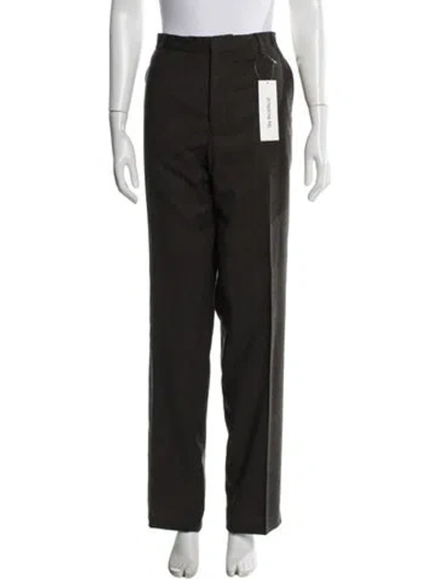 Pre-owned Etro Straight Leg Pants In Black