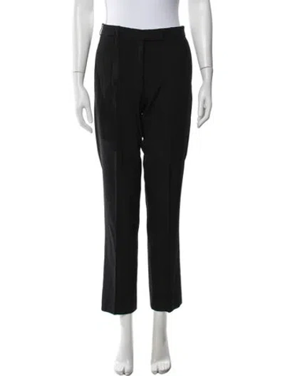 Pre-owned Etro Straight Leg Pants In Black