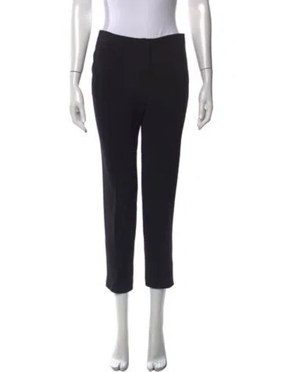 Pre-owned Etro Straight Leg Pants In Black