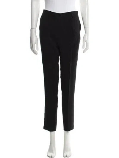 Pre-owned Etro Straight Leg Pants In Black