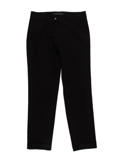 Pre-owned Etro Straight Leg Pants In Black