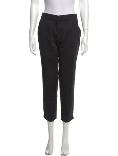 Pre-owned Etro Straight Leg Pants In Black