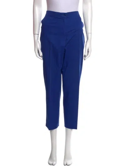 Pre-owned Etro Straight Leg Pants In Blue