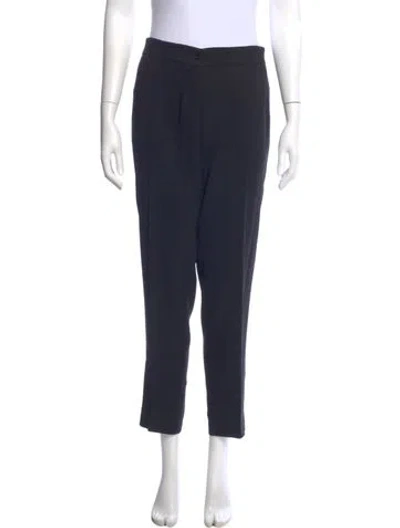 Pre-owned Etro Straight Leg Pants In Blue