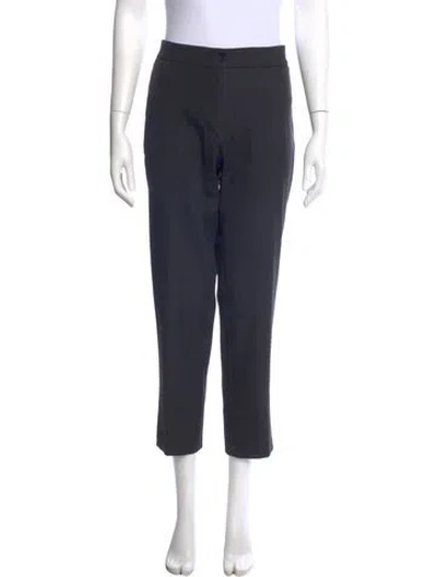Pre-owned Etro Straight Leg Pants In Blue