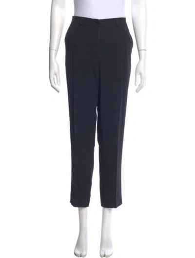 Pre-owned Etro Straight Leg Pants In Blue