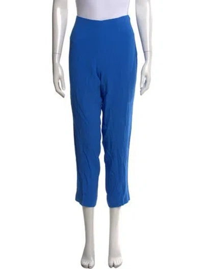 Pre-owned Etro Straight Leg Pants In Blue