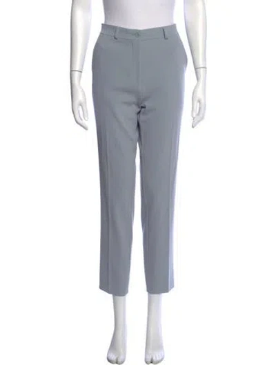 Pre-owned Etro Straight Leg Pants In Blue