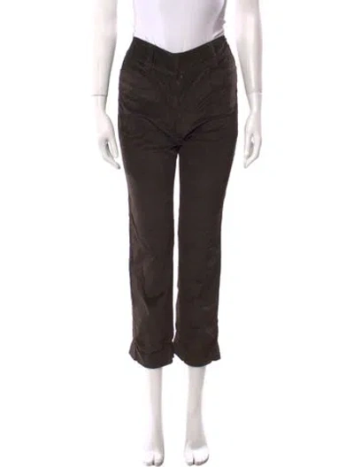 Pre-owned Etro Straight Leg Pants In Brown