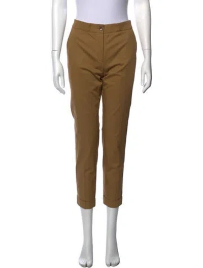 Pre-owned Etro Straight Leg Pants In Brown