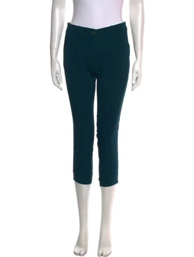 Pre-owned Etro Straight Leg Pants In Green