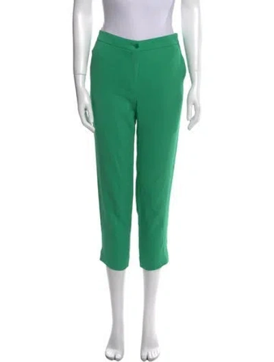 Pre-owned Etro Straight Leg Pants In Green
