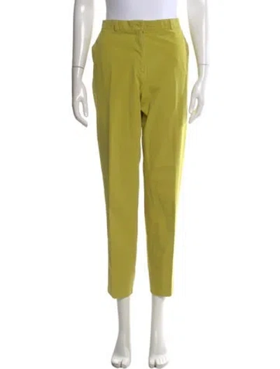 Pre-owned Etro Straight Leg Pants In Green