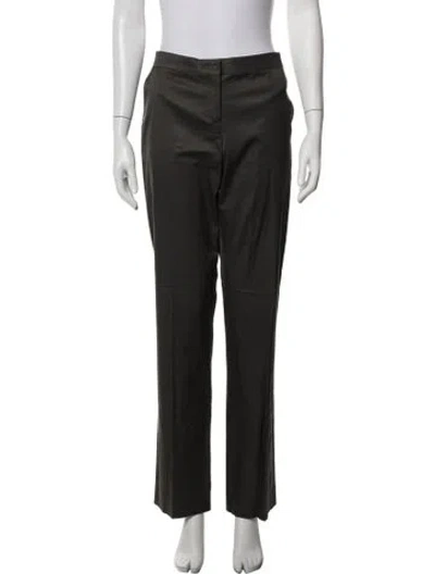 Pre-owned Etro Straight Leg Pants In Green