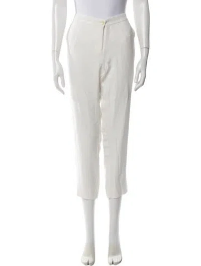 Pre-owned Etro Straight Leg Pants In Neutral