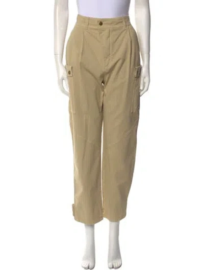 Pre-owned Etro Straight Leg Pants In Neutral