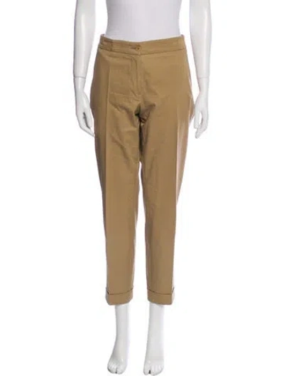 Pre-owned Etro Straight Leg Pants In Neutral