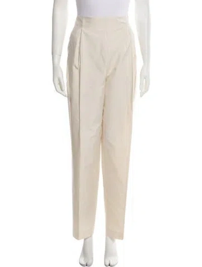 Pre-owned Etro Straight Leg Pants In Neutral