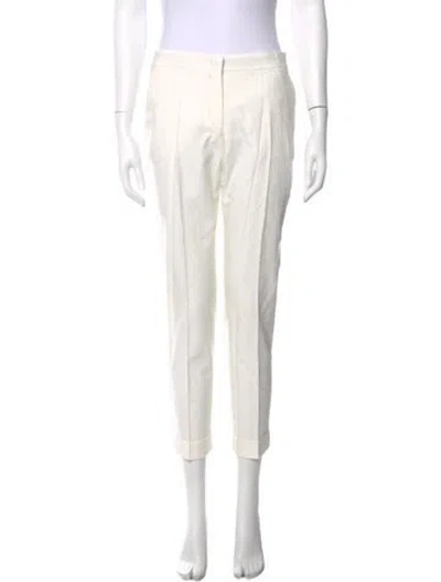 Pre-owned Etro Straight Leg Pants In Neutral