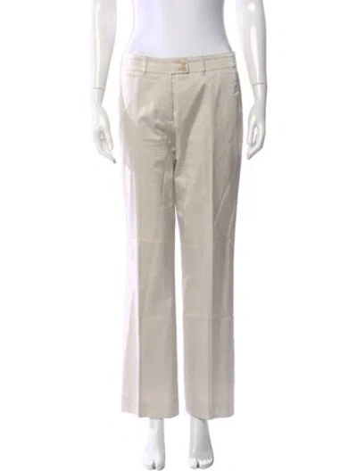 Pre-owned Etro Straight Leg Pants In Neutral