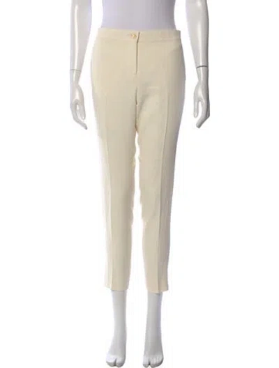 Pre-owned Etro Straight Leg Pants In Neutral