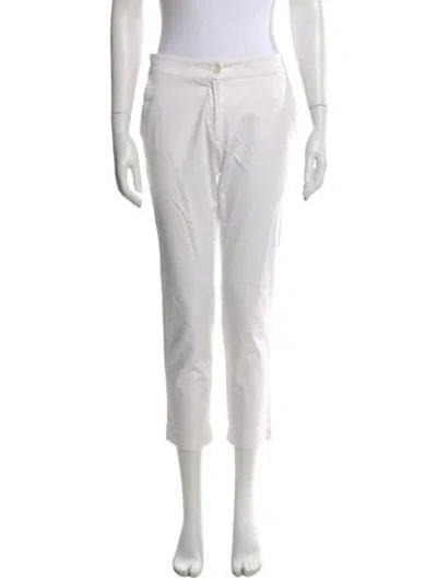 Pre-owned Etro Straight Leg Pants In Neutral