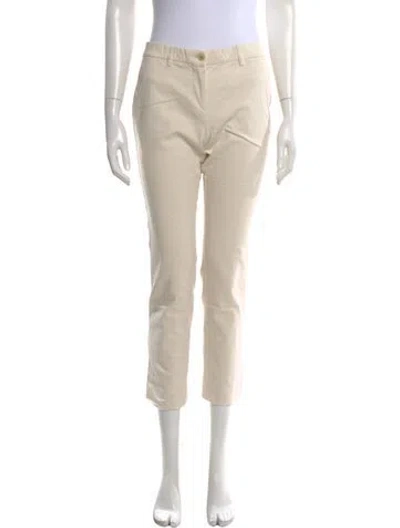 Pre-owned Etro Straight Leg Pants In Neutral