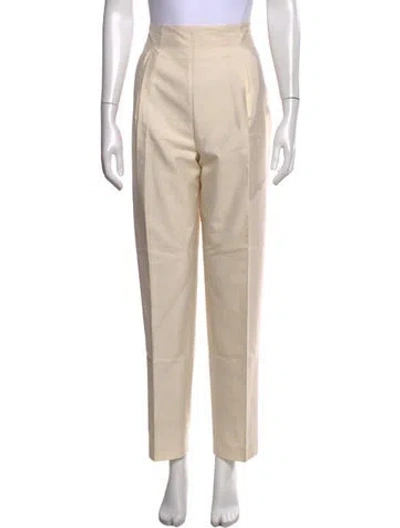 Pre-owned Etro Straight Leg Pants In Neutral
