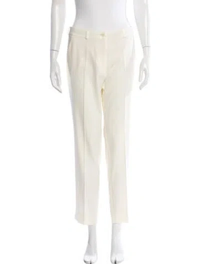 Pre-owned Etro Straight Leg Pants In Neutral