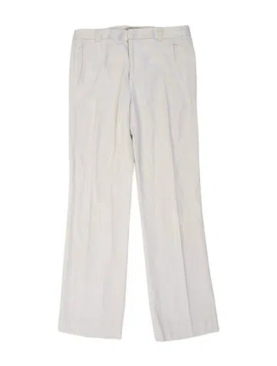 Pre-owned Etro Straight Leg Pants In Neutral