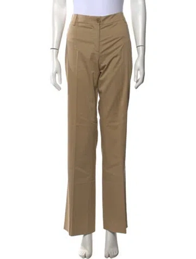 Pre-owned Etro Straight Leg Pants In Neutrals