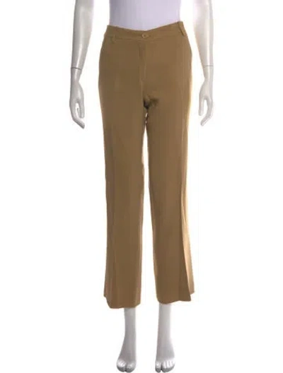 Pre-owned Etro Straight Leg Pants In Neutrals