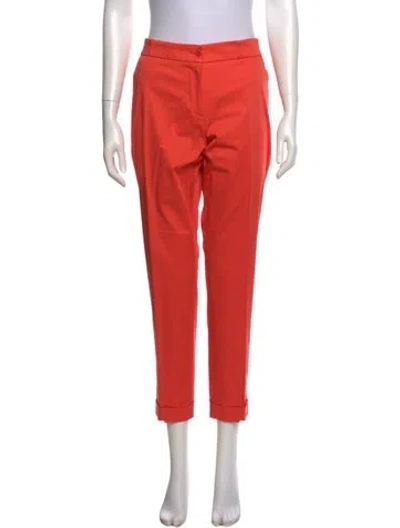 Pre-owned Etro Straight Leg Pants In Orange