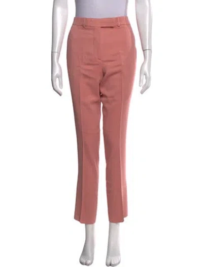 Pre-owned Etro Straight Leg Pants In Pink