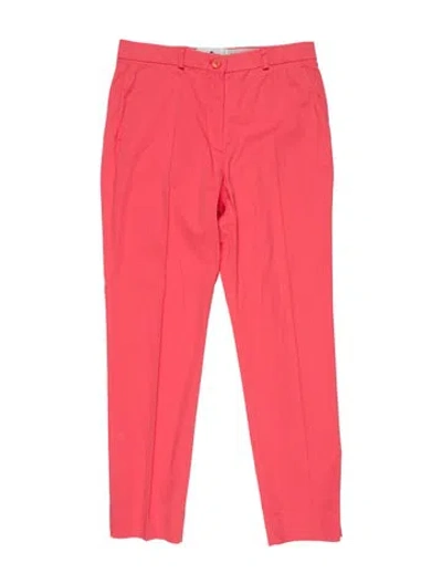 Pre-owned Etro Straight Leg Pants In Pink